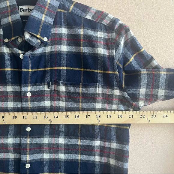 BARBOUR Stapleton Castlebay Tailored Fit Shirt Men' Flannel Western S - Picture 9 of 12